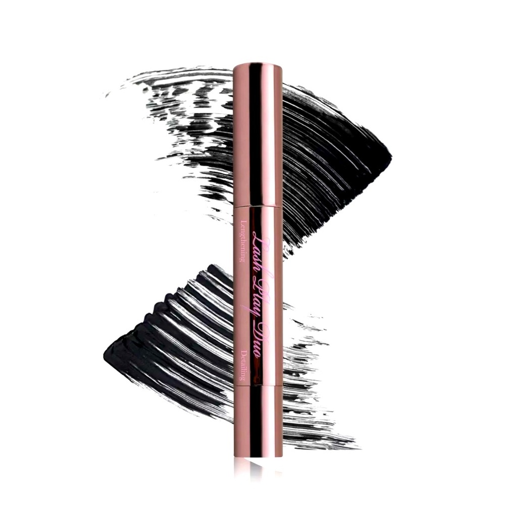 Girlactik Lash Play Duo Mascara Shade: Mink/Black - Beauty Makeup Lashes
